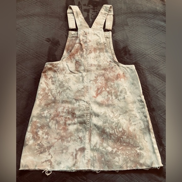 Wild Fable Tie Dye Denim dress/overall Size Small - Picture 5 of 7